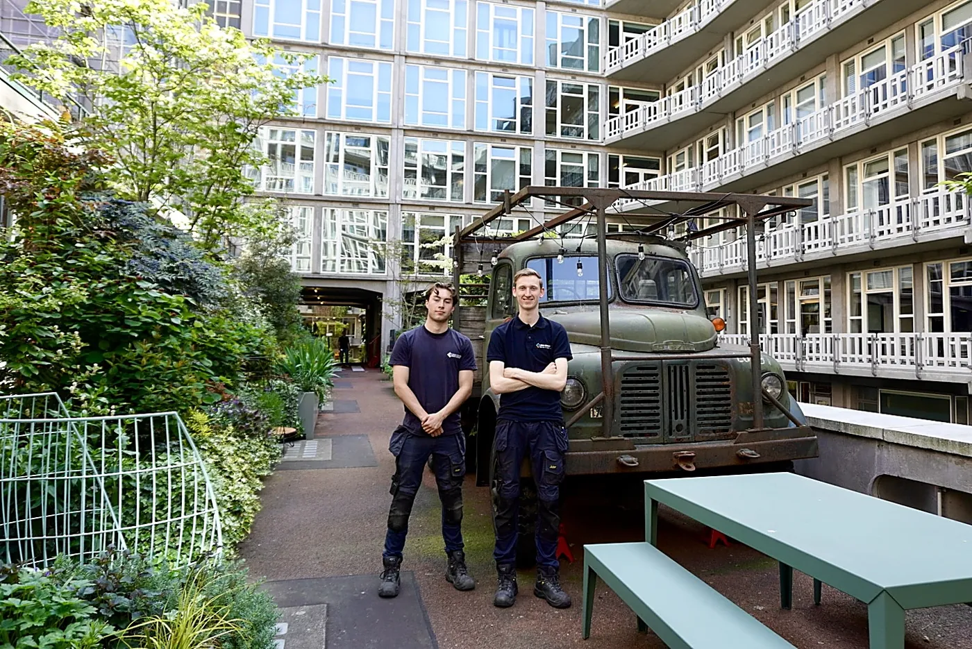 LEDO collega's bij een project